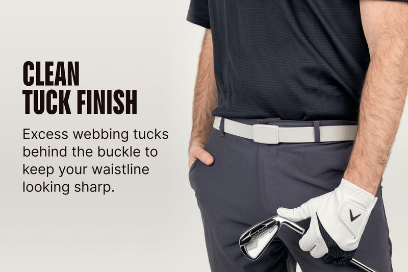 Groove Golf Belt Pro® - Light Grey Flag