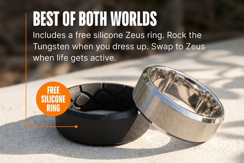 Groove Ring® Tungsten - Black